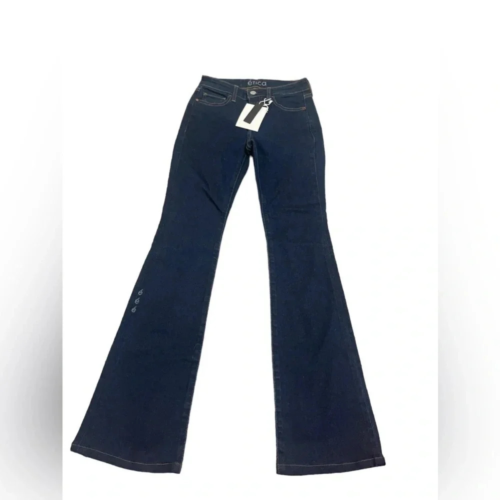 👖✨ ETICA Kelly Mid Rise Bootcut Jeans NWT‎ Size 24 ✨👖